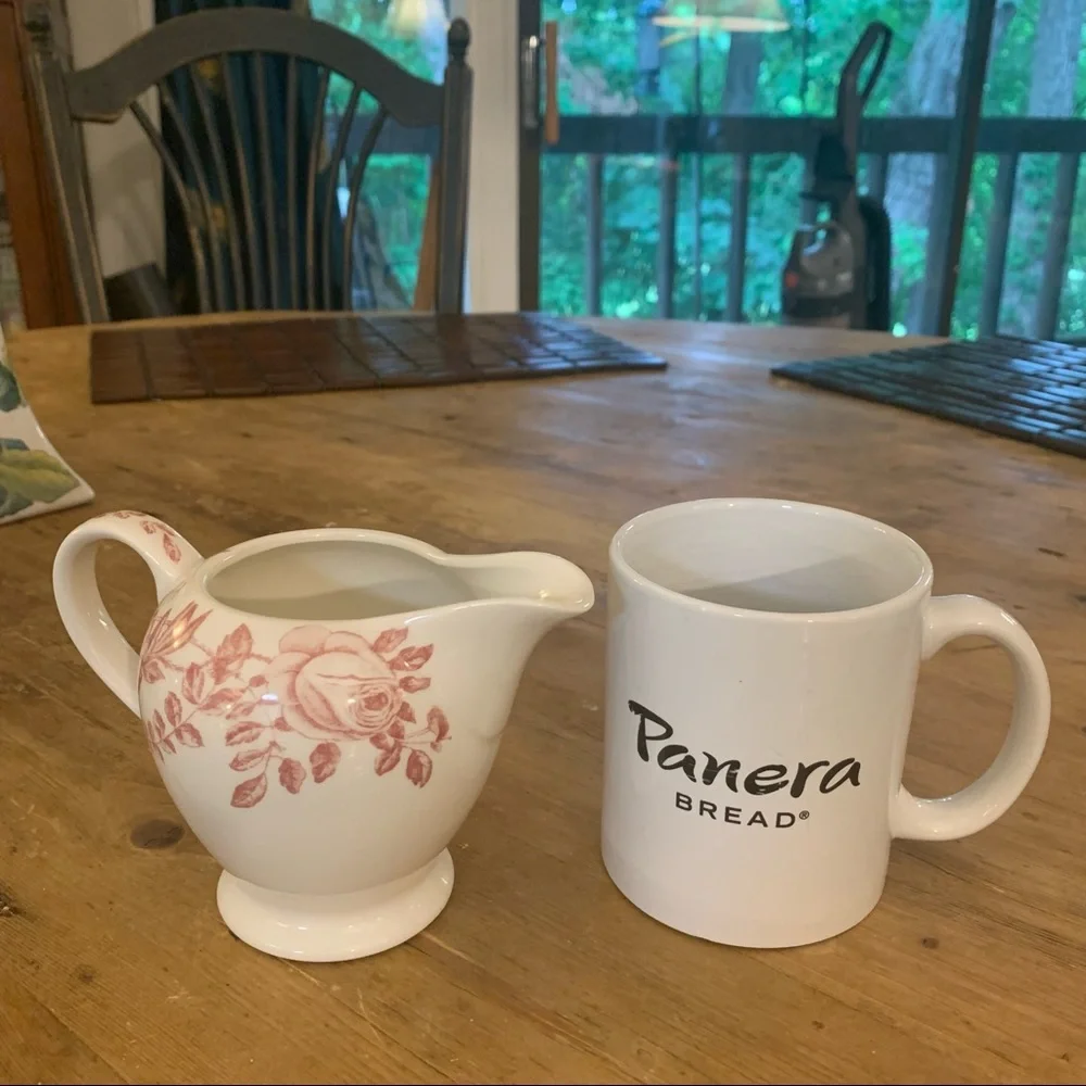 Churchill Pink Peony China Creamer made in England Cottagecore Floral